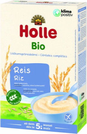 Holle Kaša iz bio polnozrnatega riža (brez glutena) - 250 g
