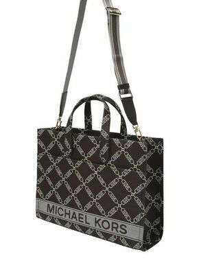 Torbica MICHAEL Michael Kors rjava barva - rjava. Velika torbica iz kolekcije MICHAEL Michael Kors. Model brez zapenjanja