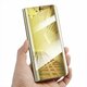 WEBHIDDENBRAND Onasi Clear View torbica za Samsung Galaxy A40 A405, zlata