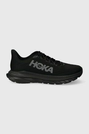 Tekaški čevlji Hoka Mach 5 črna barva - črna. Tekaški čevlji iz kolekcije Hoka. Model dobro stabilizira stopalo in ga dobro oblazini.