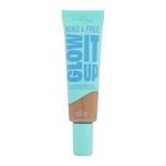 Rimmel London Kind & Free Glow It Up Moisturising Skin Tint puder normalna koža 30 ml odtenek 400 Natural Beige
