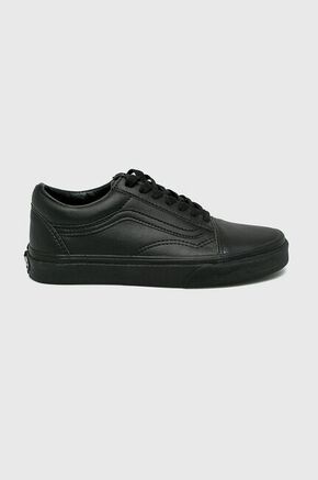 Vans čevlji - črna. Čevlji iz kolekcije Vans. Model izdelan iz sintetičnega materiala.
