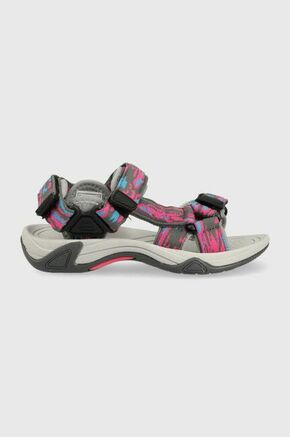 Otroški sandali CMP roza barva - roza. Otroški sandali iz kolekcije CMP. Model je izdelan iz tekstilnega materiala. Model z mehkim