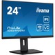 Iiyama ProLite XUB2492QSU-B1 monitor, IPS, 23.8"/24", 16:9, 2560x1440, 100Hz, pivot, USB-C, HDMI, Display port, USB