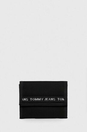Tommy Jeans Moška denarnica Tjm Essential Nylon Trifold AM0AM11720 Črna