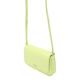 Torbica Calvin Klein zelena barva - zelena. Majhna torbica iz kolekcije Calvin Klein. na zapenjanje, model izdelan iz ekološkega usnja.