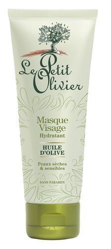 Le Petit Olivier Vlažilna maska za obraz z olivnim oljem in rožno vodo 75 ml