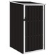 shumee Vrtna lopa rjava 87x98x159 cm pocinkano jeklo