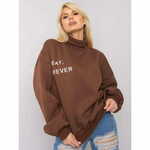 Ex moda Ženska kapuca KELLY brown EM-BL-649.23X_378113 S-M