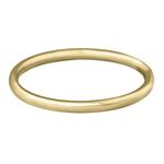 Troli Pozlačeni minimalistični prstan iz zlatega jekla (Obseg 52 mm)