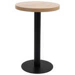 Greatstore Bistro miza svetlo rjava 50 cm mediapan