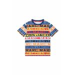 Otroška bombažna kratka majica Marc Jacobs - pisana. Otroški kratka majica iz kolekcije Marc Jacobs. Model izdelan iz udobne pletenine.