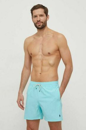 Kopalne kratke hlače Polo Ralph Lauren - modra. Kopalne kratke hlače iz kolekcije Polo Ralph Lauren