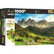 Trefl Sestavljanka s sorterjem 2v1 Dolomiti, Italija 1000 kosov
