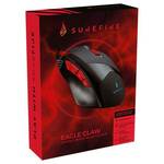SureFire Eagle Claw gaming miška, optični, žičen, 3200 dpi/6400 dpi, 10G, 1000 Hz, črni