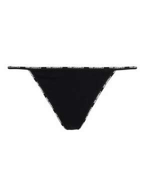 Tangice Karl Lagerfeld črna barva - črna. Tangice iz kolekcije Karl Lagerfeld. Model izdelan iz elastične