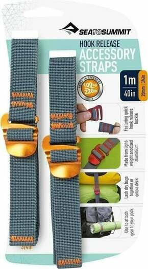 Sea To Summit Accessory Straps with Hook Release Outdoor nahrbtnik