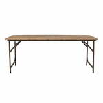 Jedilna miza v naravni barvi 85x190 cm Loft – Bloomingville