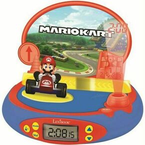Lexibook Otroška budilka Mario Kart z radiem in projektorjem
