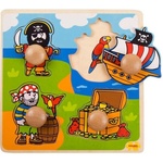 Bigjigs Toys Vkladacie puzzle piráti