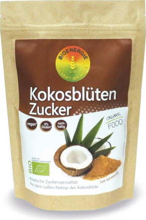 Bioenergie Bio sladkor iz kokosovih cvetov - 400 g bio-papirnata vrečka