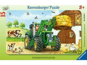 Ravensburger Sestavljanka Kmečki traktor 15 kosov