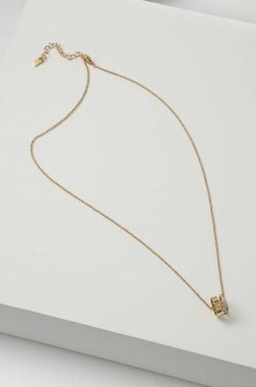 Ogrlica BOSS - zlata. Ogrlica iz kolekcije BOSS. Klasični model z okrasnim obeskom