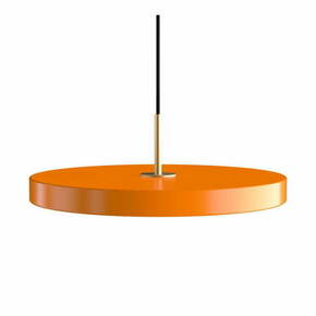 Oranžna LED viseča svetilka s kovinskim senčnikom ø 43 cm Asteria Medium – UMAGE