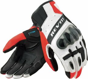 Rev'it! Gloves Ritmo Black/Neon Red L Motoristične rokavice