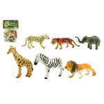 Teddies Živali safari ZOO 6ks plastika 10cm