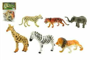 Teddies Živali safari ZOO 6ks plastika 10cm