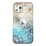 slomart Luksuzni ovitek za iphone 14 s kristali kingxbar phoenix - zlati in modri