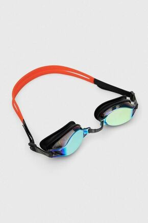Plavalna očala Nike Chrome Mirror črna barva - črna. Plavalna očala iz kolekcije Nike. Model z lečami z zrcalno prevleko.