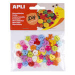 APLI KIDS plastični gumbi, 60 kos API16835