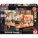 Schmidt Secret puzzle Na kuhinjski mizi 1000 kosov