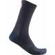 Castelli Racing Stripe 18 Sock Savile Blue 2XL Kolesarske nogavice