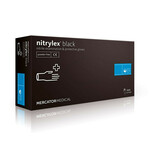 NITRYLEX BLACK - Nitrilne rokavice (brez prahu), črne, 100 kosov, M