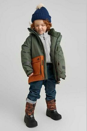 Otroška zimska jakna Reima Luhanka zelena barva - zelena. Otroška zimska jakna iz kolekcije Reima. Podložen model