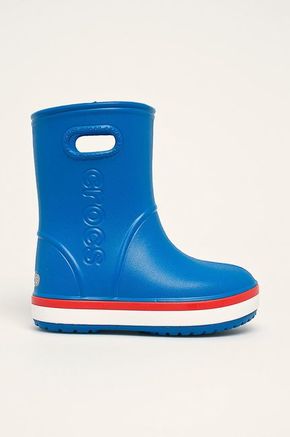 Crocs Dežni škornji čevlji za v vodo modra 33 EU Crocband Rain Boot Kids