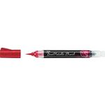 Pentel Dual Metallic Brush marker s čopičem - roza