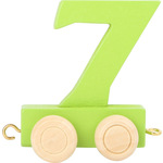 Vagon lesene tirnice - barvne številke - številka 7