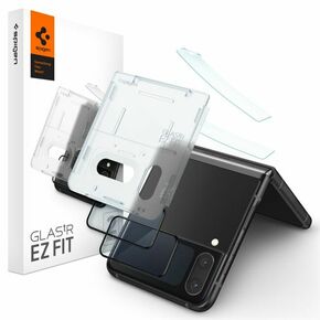 Zaščitna steklo za telefon Galaxy Z FLIP 4 Spigen ”EZ FIT” + Hinge Film-folija Black / 2 kom.