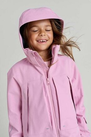 Otroška jakna Reima Jatkuu roza barva - roza. Otroška jakna iz kolekcije Reima. Podložen model