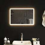 Greatstore LED kopalniško ogledalo 60x40 cm