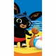 WEBHIDDENBRAND HALANTEX Bunny Bing brisača za plažo Bombaž - frotir, 70/140 cm