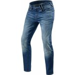 Rev'it! Jeans Carlin SK Medium Blue 34/30 Motoristične jeans hlače