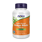 Ginkgo Biloba Double Strength NOW, 120 mg (100 kapsul)