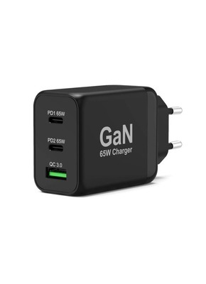 Napajalnik PORT GaN USB-C/ USB-A 65W (900106-EU)