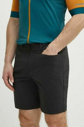 Pohodne kratke hlače Helly Hansen Vika Tur črna barva - črna. Pohodne kratke hlače iz kolekcije Helly Hansen. Model izdelan iz trpežnega materiala s hidrofobnim premazom.