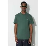 Bombažna kratka majica Lacoste zelena barva - zelena. Kratka majica iz kolekcije Lacoste. Model izdelan iz rahlo elastične pletenine.